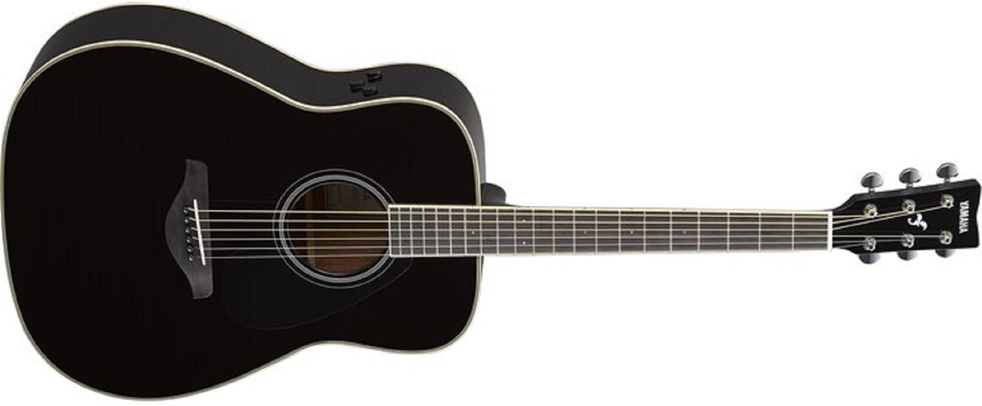 Yamaha FG-TA TransAcoustic Guitar, Black