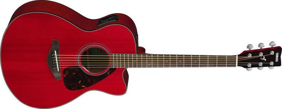 Yamaha FSX800C Mk II Electro-Acoustic Guitar, Ruby Red
