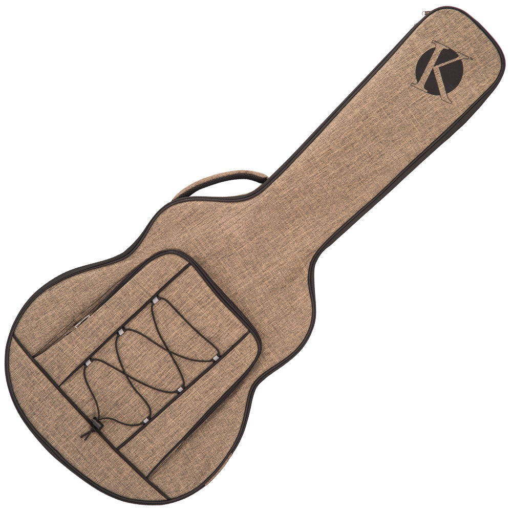 Kinsman Ultima Hardshell Jumbo Guitar Bag ~ Brown