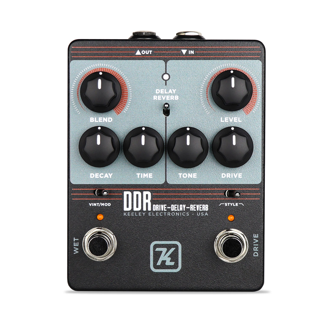 delay pedal in front of amp Keeley Electronics DDR Drive-Delay-Reverb Effects Pedal – A Strings