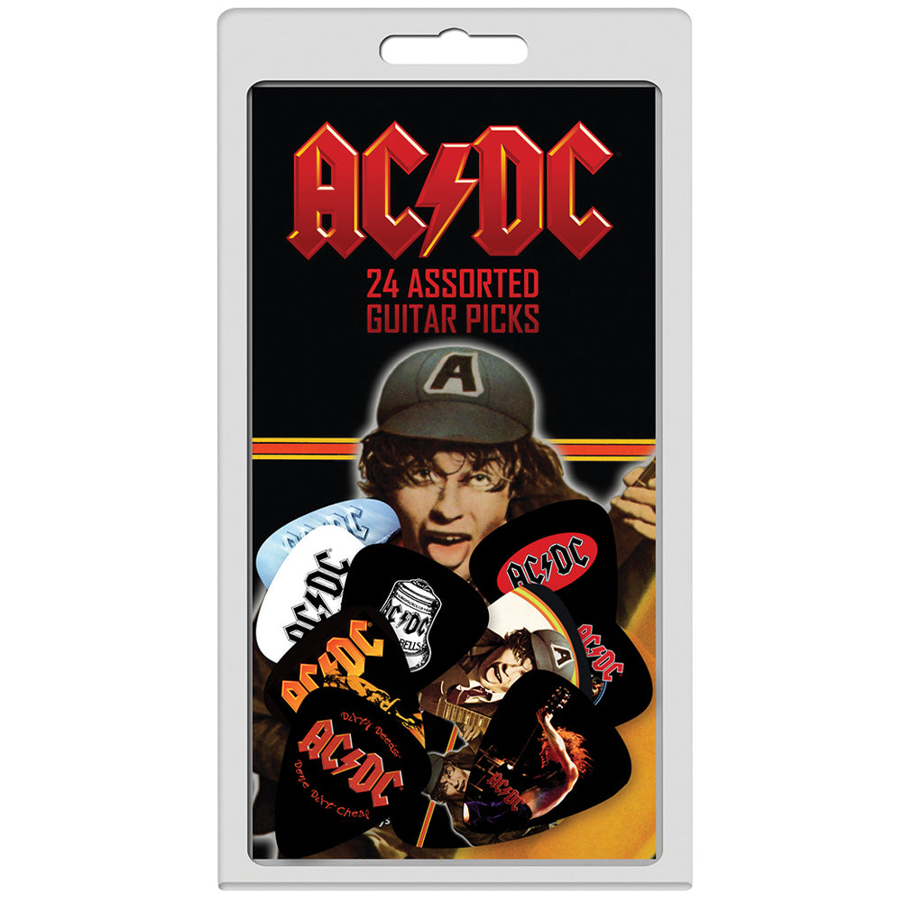 Perris AC/DC Assorted Picks ~ 24 Pack