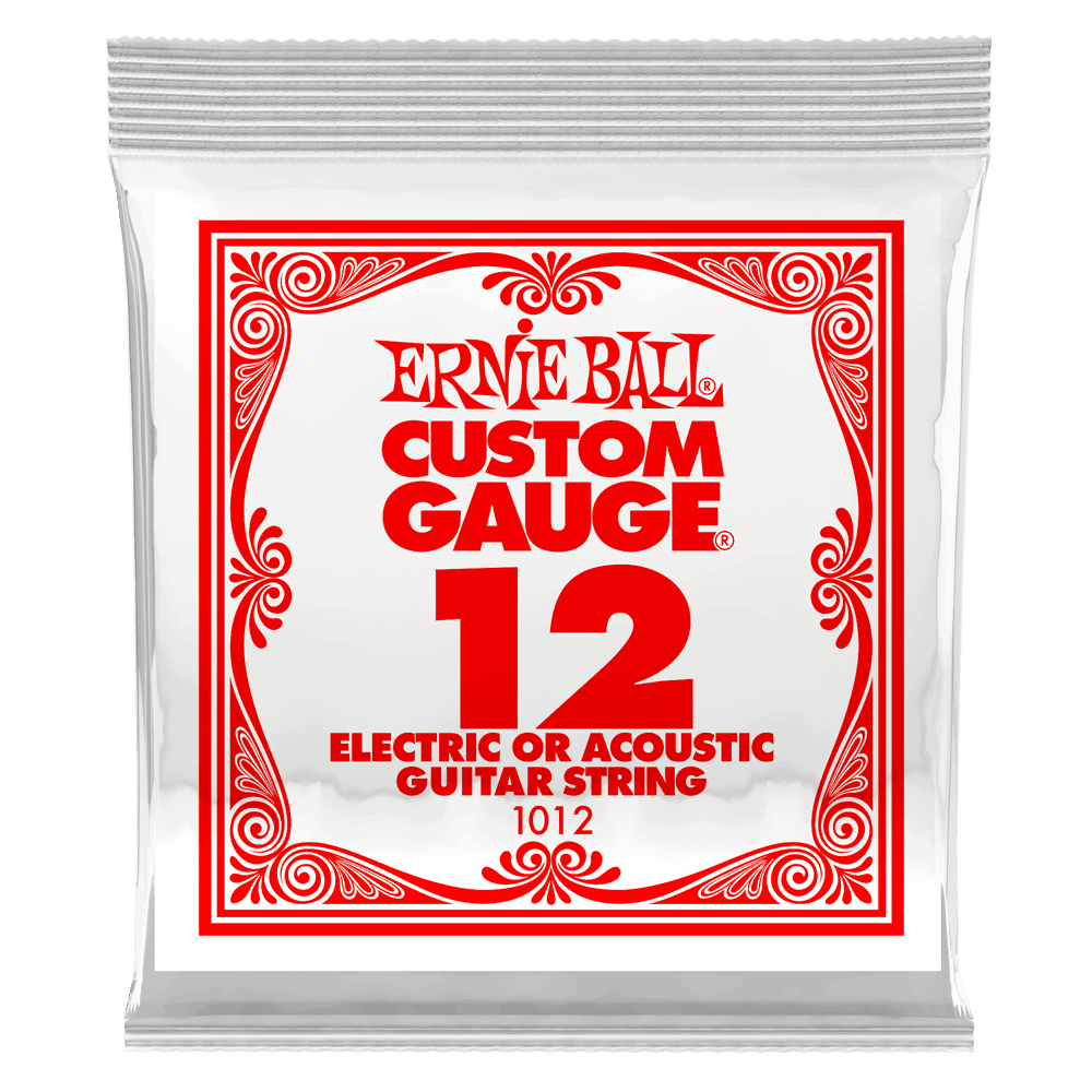 Ernie Ball Single String, Plain Steel, .012 - A Strings