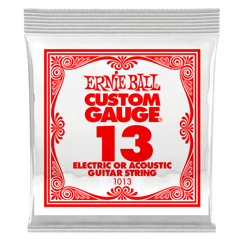 Ernie Ball Single String, Plain Steel, .013 - A Strings