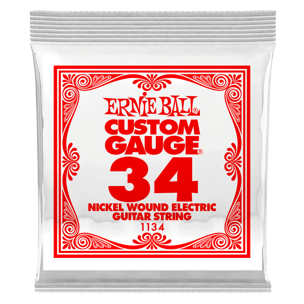 Ernie Ball Single String, Nickel Wound, .034 - A Strings