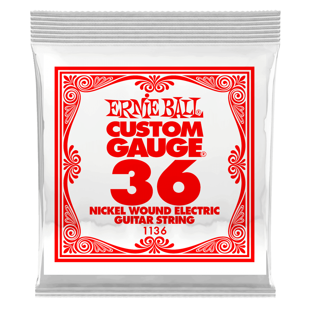 Ernie Ball Single String, Nickel Wound, .036 - A Strings