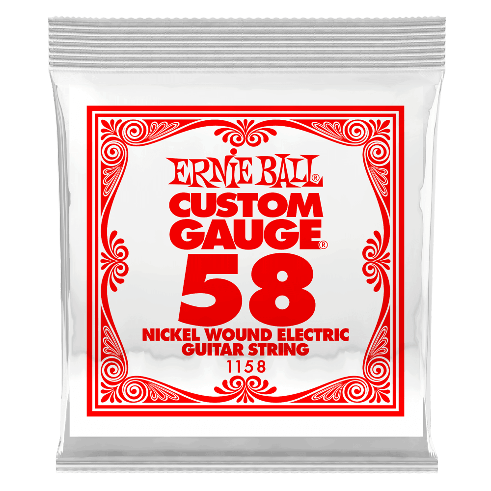 Ernie Ball Single String, Nickel Wound, .058 - A Strings