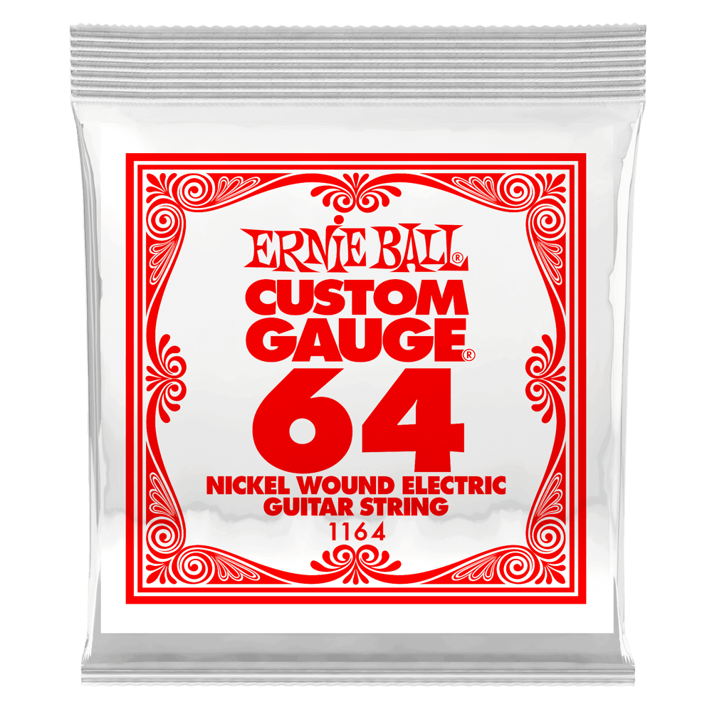 Ernie Ball Single String, Nickel Wound, .064 - A Strings