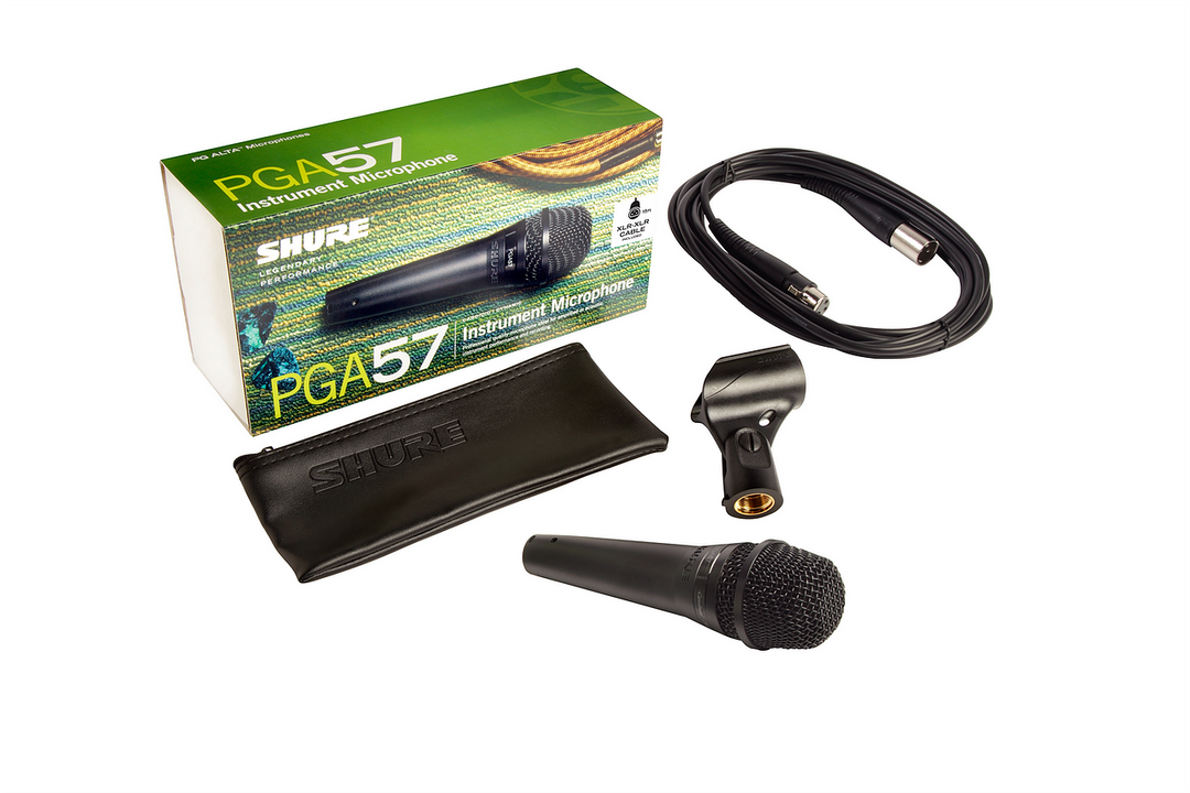 Shure Alta Series PGA57 Cardioid Dynamic Microphone c/w XLR cable