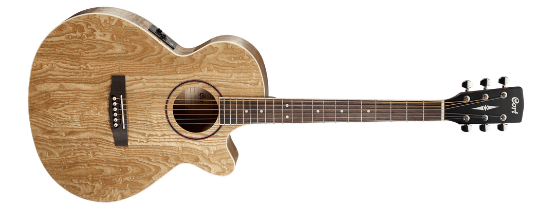 Cort SFX AB Acoustic Guitar, Ash Burl - A Strings