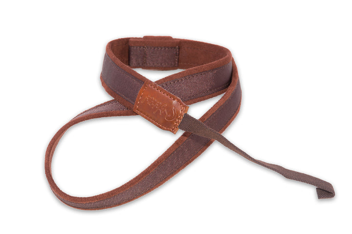 RightOn! Hook Ukulele/Mandolin Strap, Brown