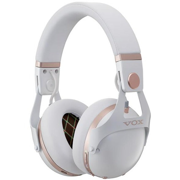 Vox VH-Q1 Smart Noise Cancelling Headphones for Guitarists, White
