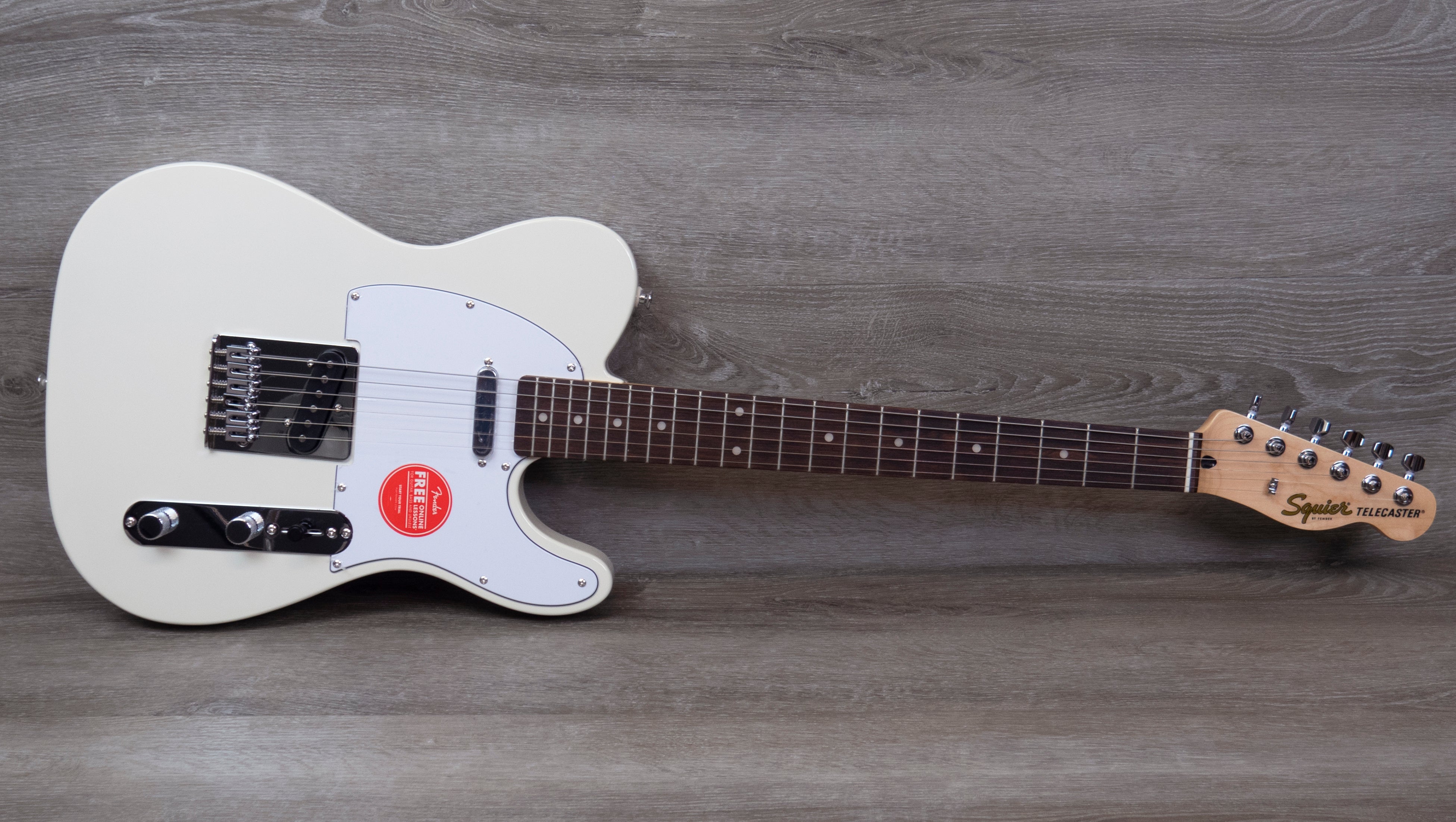 Squier Affinity Series Telecaster, Laurel Fingerboard, White Pickguard,  Olympic White