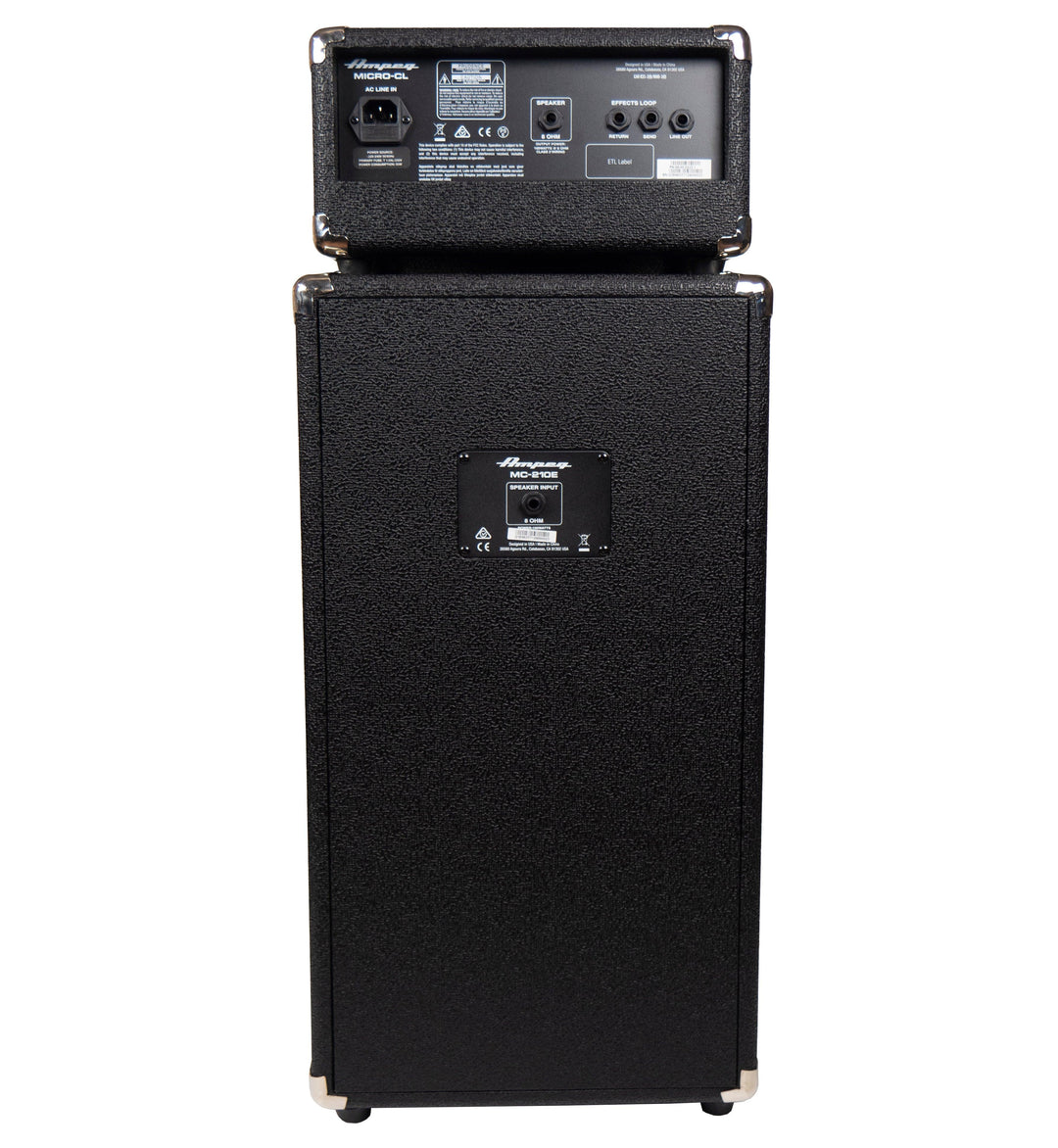 Ampeg 100W Solid State, SVT Classic Style Stack - A Strings
