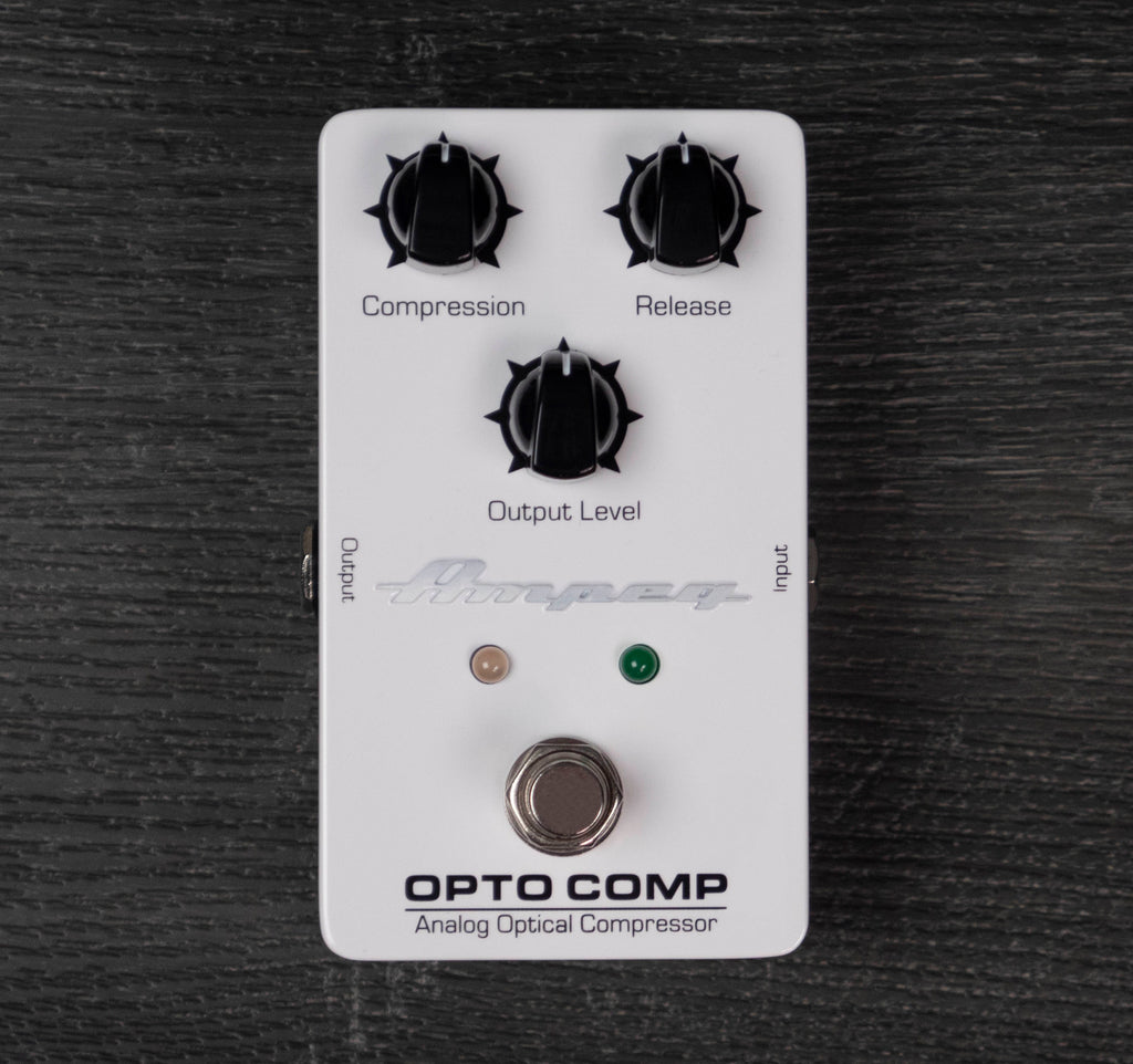 analog compressor pedal Ampeg Opto Comp Analog Optical Compressor Effects Pedal – A Strings