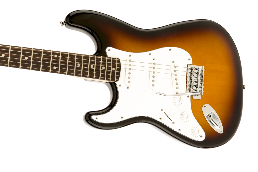 Squier Affinity Series Stratocaster, Left-Handed, Laurel Fingerboard, Brown Sunburst