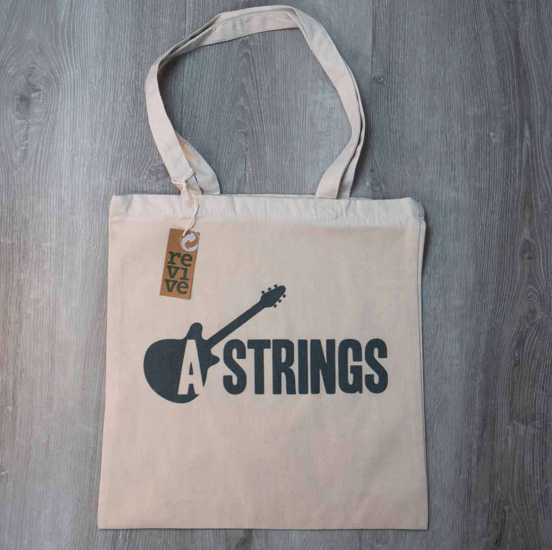 A Strings Recycled Tote Bag