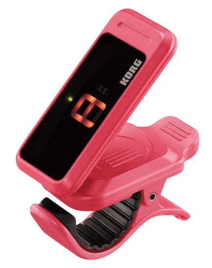 Korg PitchClip Clip-On Tuner, Pink