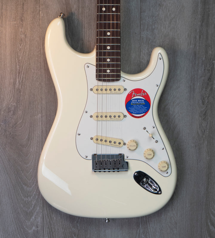 Fender Jeff Beck Stratocaster, Rosewood Fingerboard, Olympic White