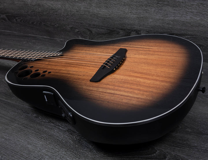 Ovation CE44P-ABLKW Celebrity Elite Plus Mid-Cut, bois noir d'Australie