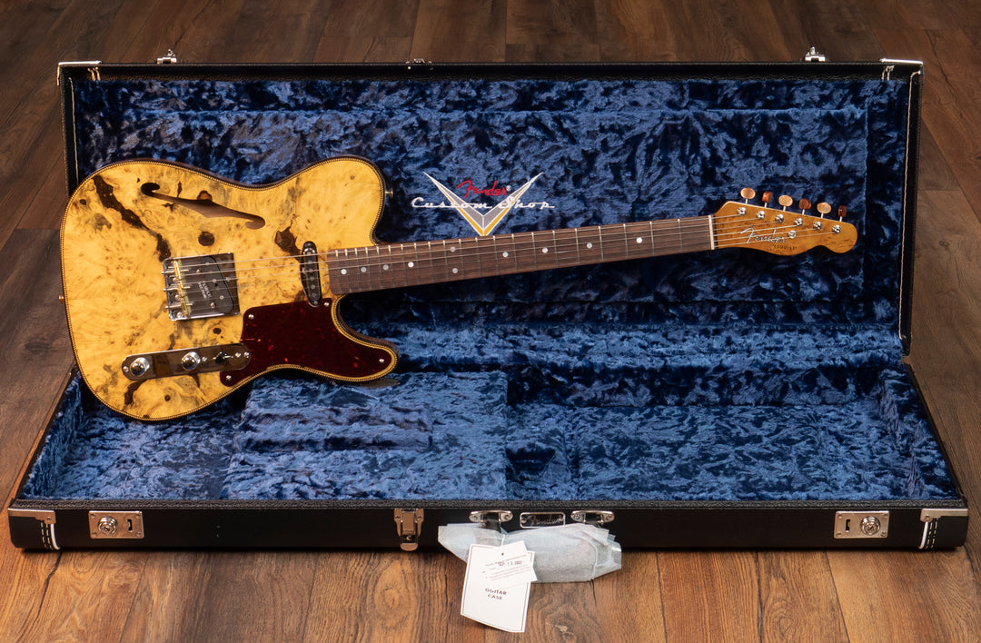 Fender Custom Shop Artisan Buckeye Double Esquire NOS, Aged Natural