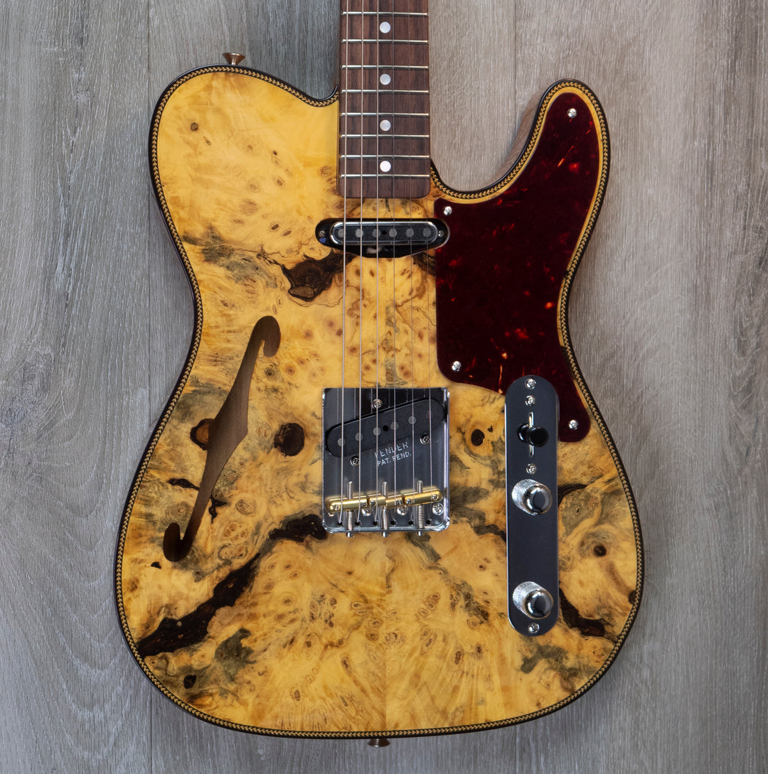 Fender Custom Shop Artisan Buckeye Double Esquire NOS, Aged Natural