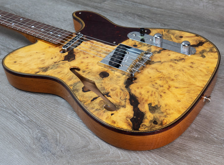 Fender Custom Shop Artisan Buckeye Double Esquire NOS, Aged Natural