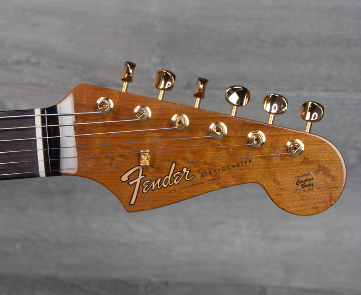 Fender Custom Shop Artisan Maple Burl Strat NOS, Ebony Madagascar Fingerboard, Aged Natural