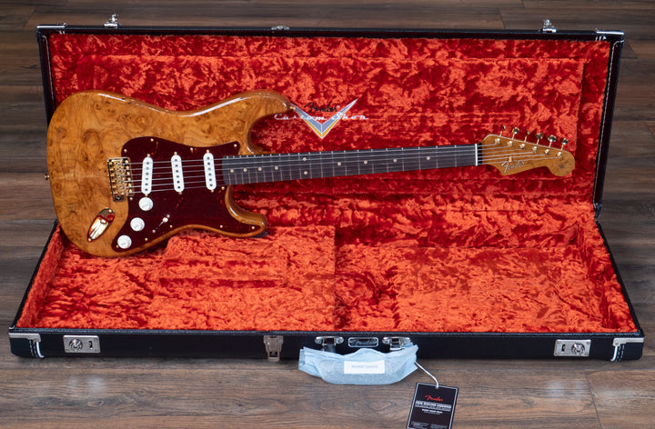 Fender Custom Shop Artisan Maple Burl Strat NOS, Ebony Madagascar Fingerboard, Aged Natural