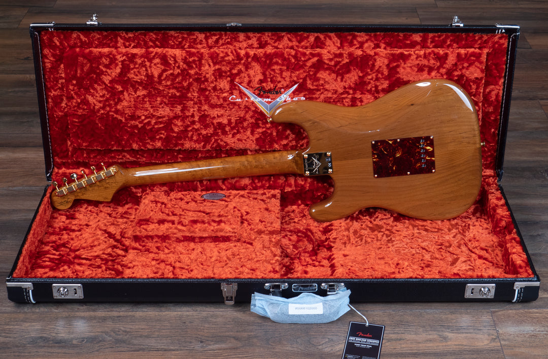 Fender Custom Shop Artisan Maple Burl Strat NOS, Ebony Madagascar Fingerboard, Aged Natural