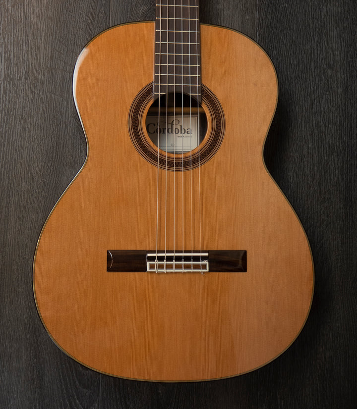 Cordoba C7 Classical Guitar, Solid Cedar Top, Natural