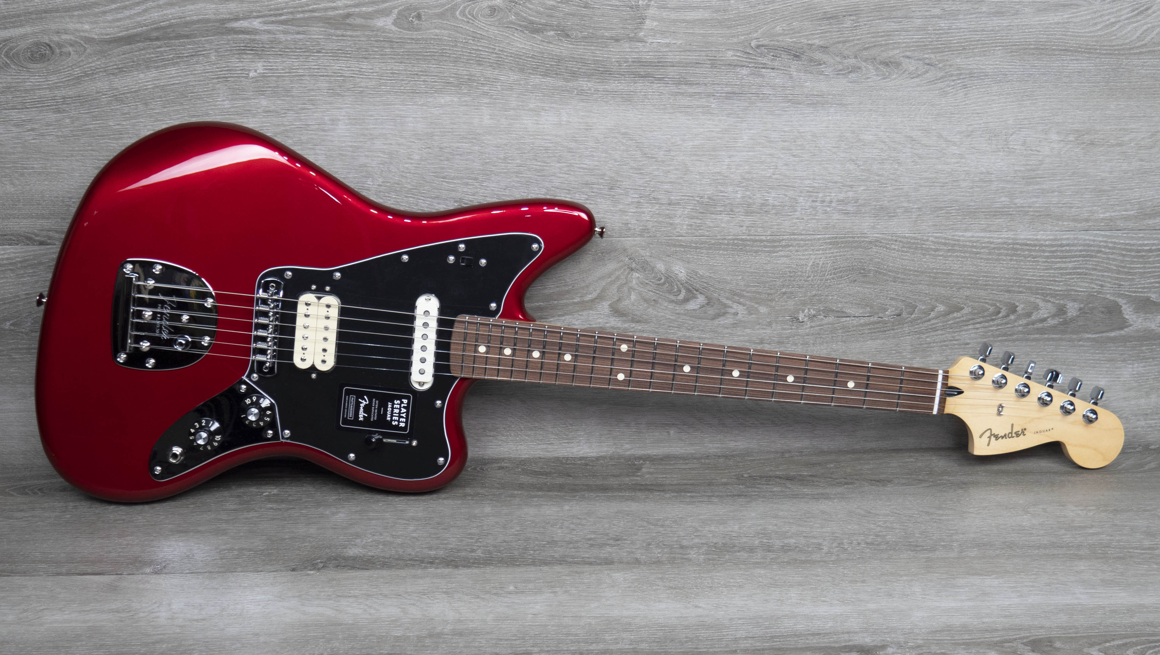 Fender player online jaguar red