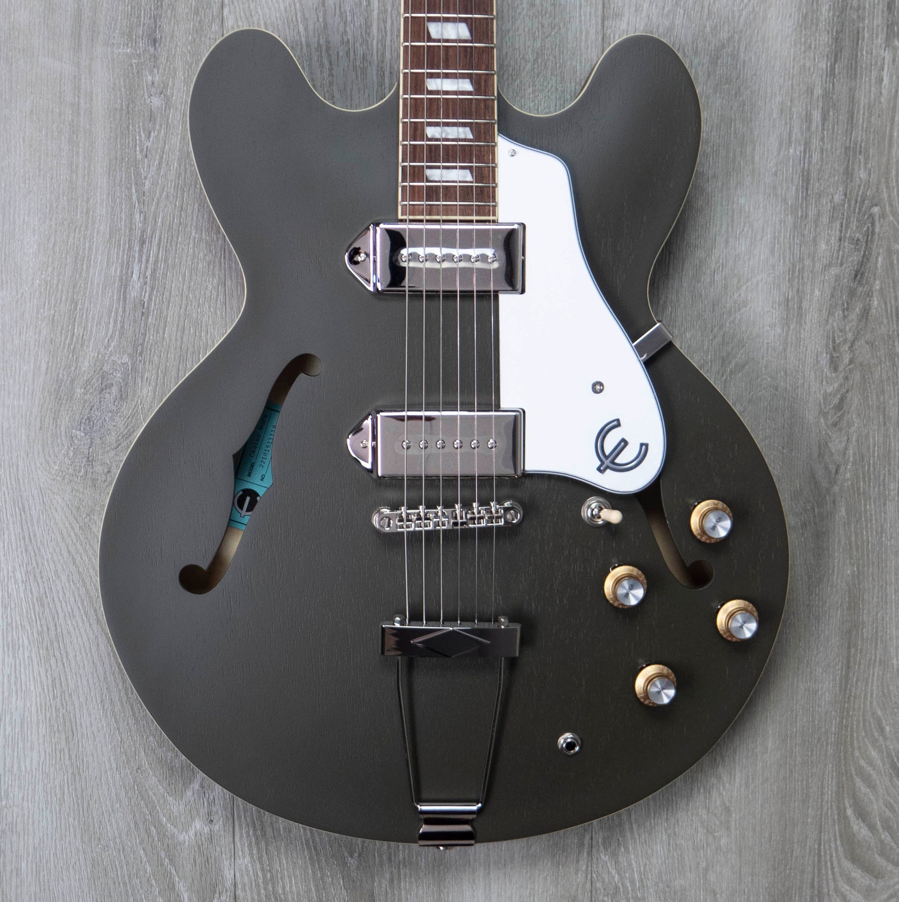 Epiphone Casino Worn Olive Drab A Strings