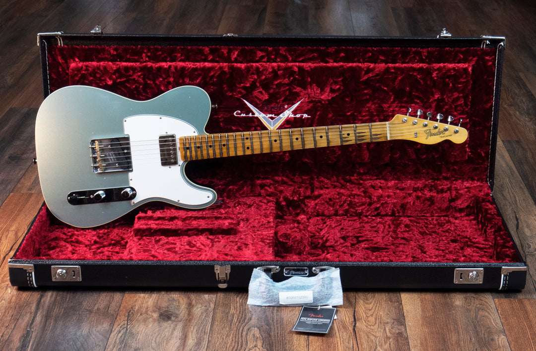 Fender Custom Shop Postmodern '63 Telecaster Journeyman Relic with Closet Classic Hardware, Maple Fingerboard, Aged Firemist Silver