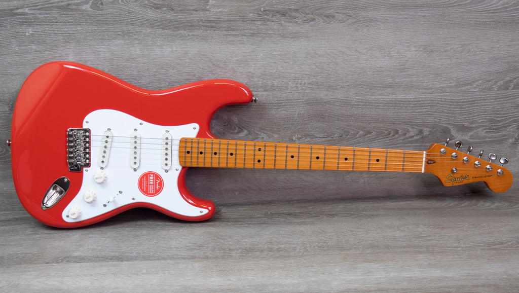 ギター squier classic vibe stratocaster '50s Squier Classic Vibe 50s Stratocaster, Maple Fingerboard, Fiesta