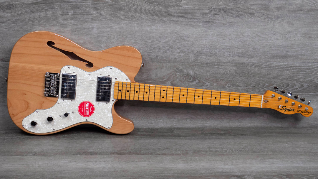 Squier Classic Vibe 70s Telecaster Thinline, Maple Fingerboard, Natural