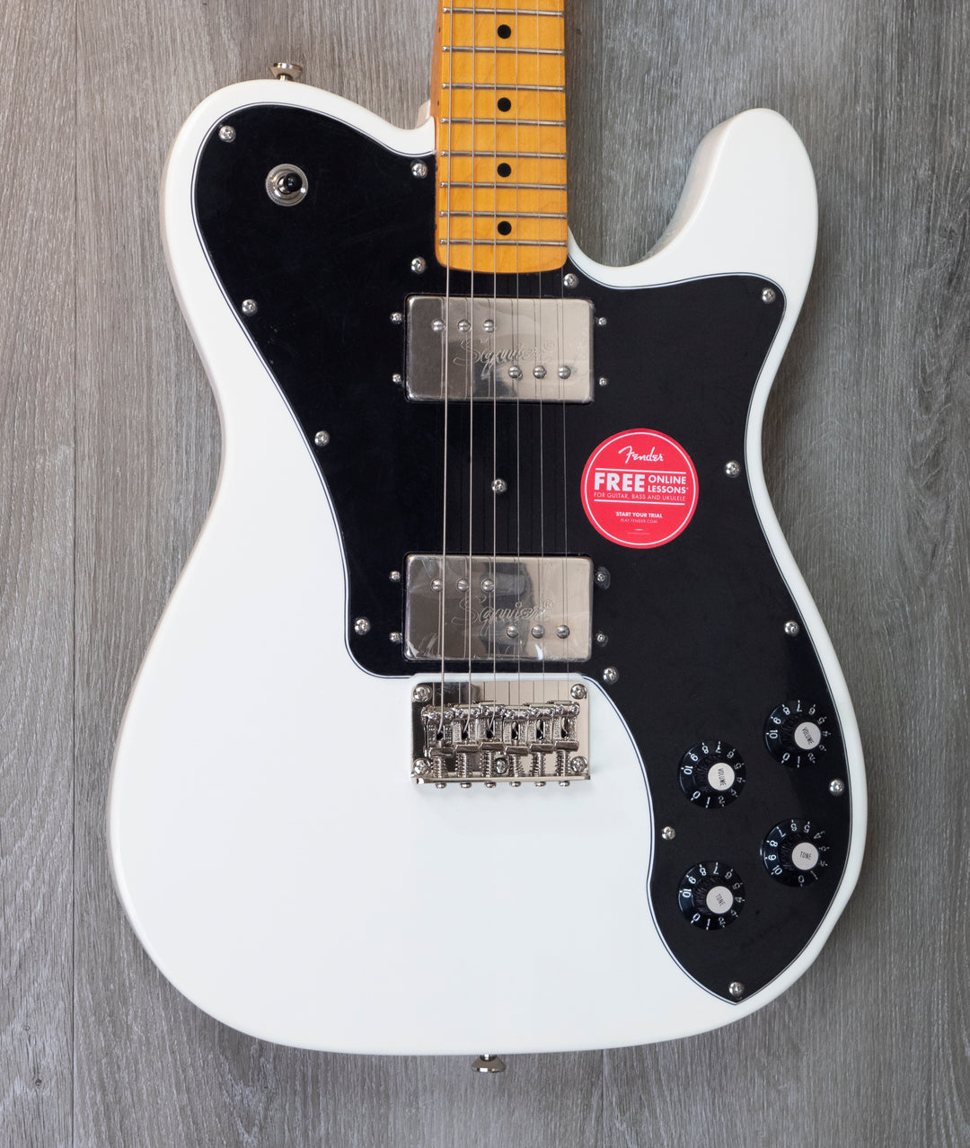 Squier Classic Vibe 70s Telecaster Deluxe, Maple Fingerboard, Olympic White