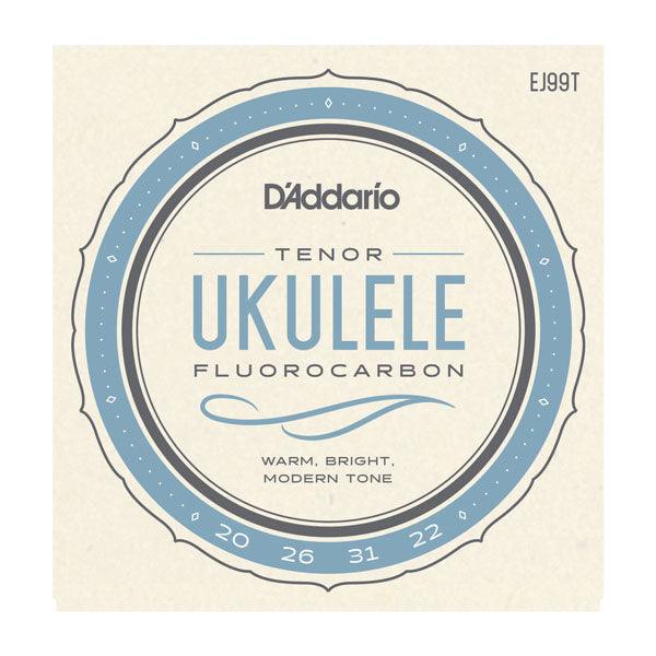 D'Addario Fluorocarbon Ukulele String Set, EJ99T Tenor - A Strings