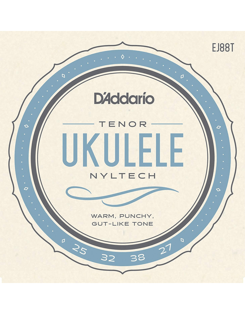 D'Addario Nyltech Ukulele String Set, EJ88T Tenor - A Strings