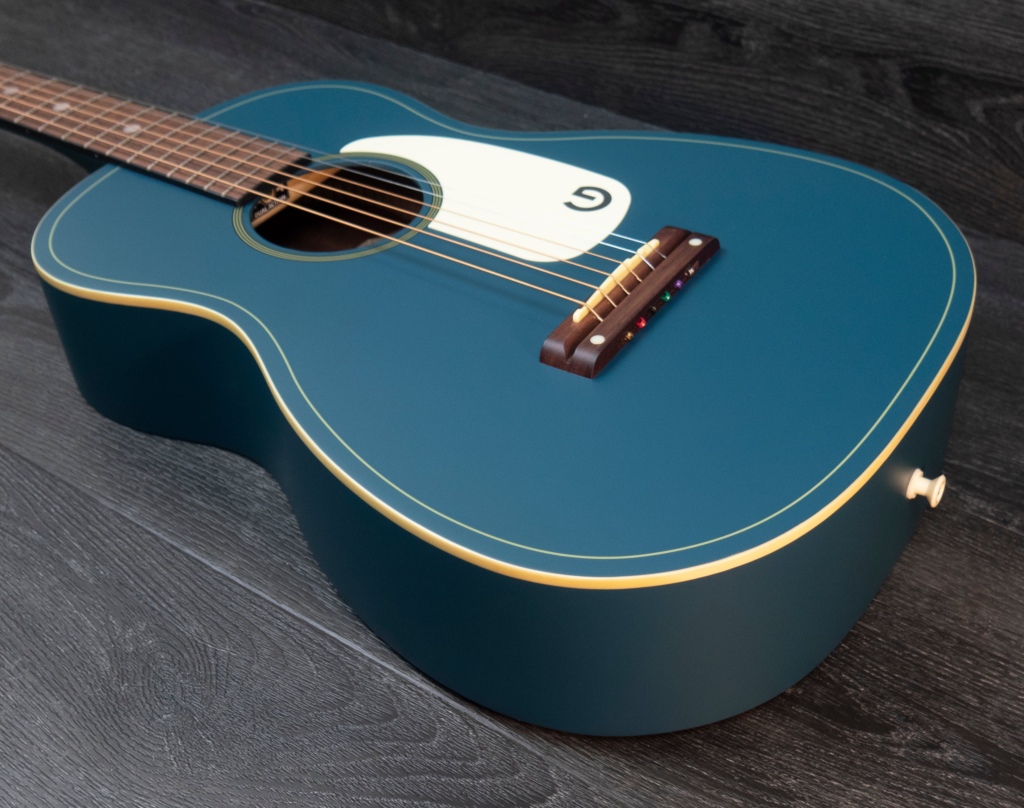 Gretsch G9500 Limited Edition Jim Dandy Flat Top Guitar, Nocturne Blue