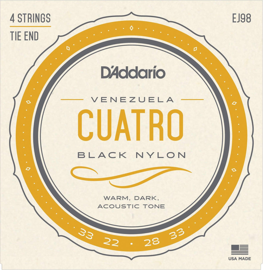 D'Addario EJ98 Cuatro-Venezuela String Set - A Strings