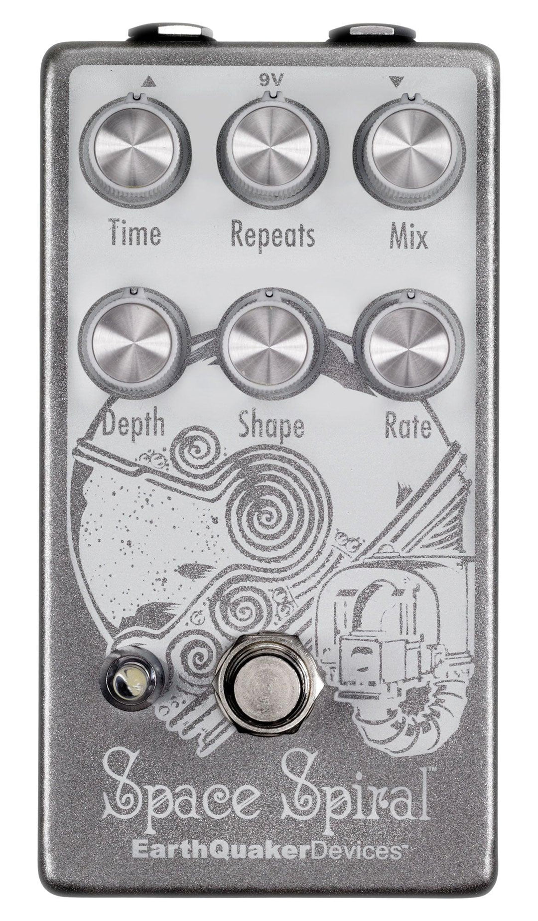 EarthQuaker Devices Space Spiral V2, Modulated Delay Effects Pedal - A Strings