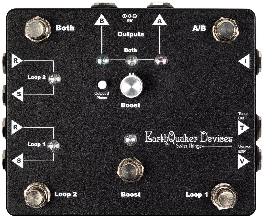 EarthQuaker Devices Swiss Things, Signal Switcher Pedal - A Strings