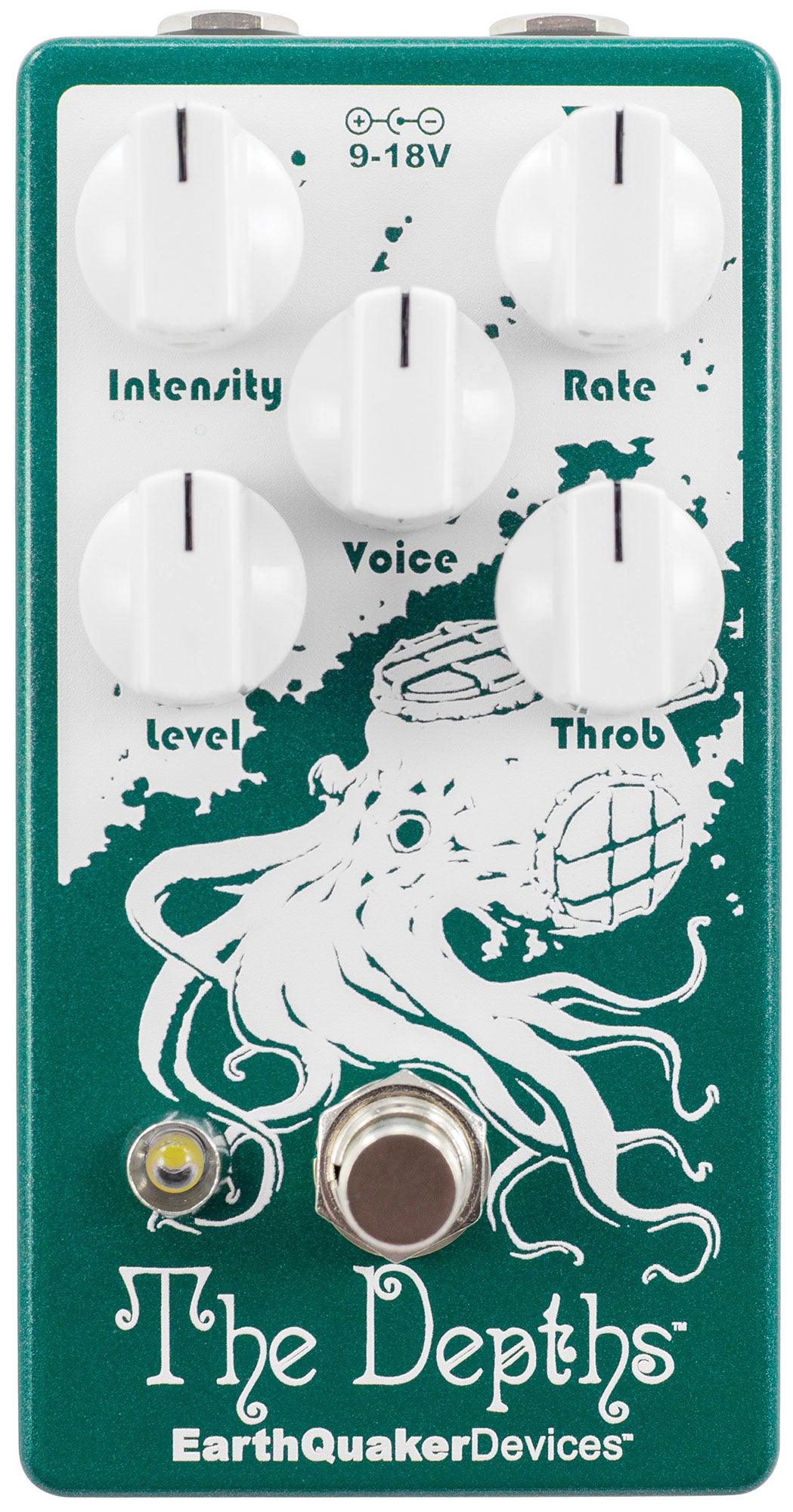 EarthQuaker Devices The Depths V2, Vibrato Effects Pedal - A Strings