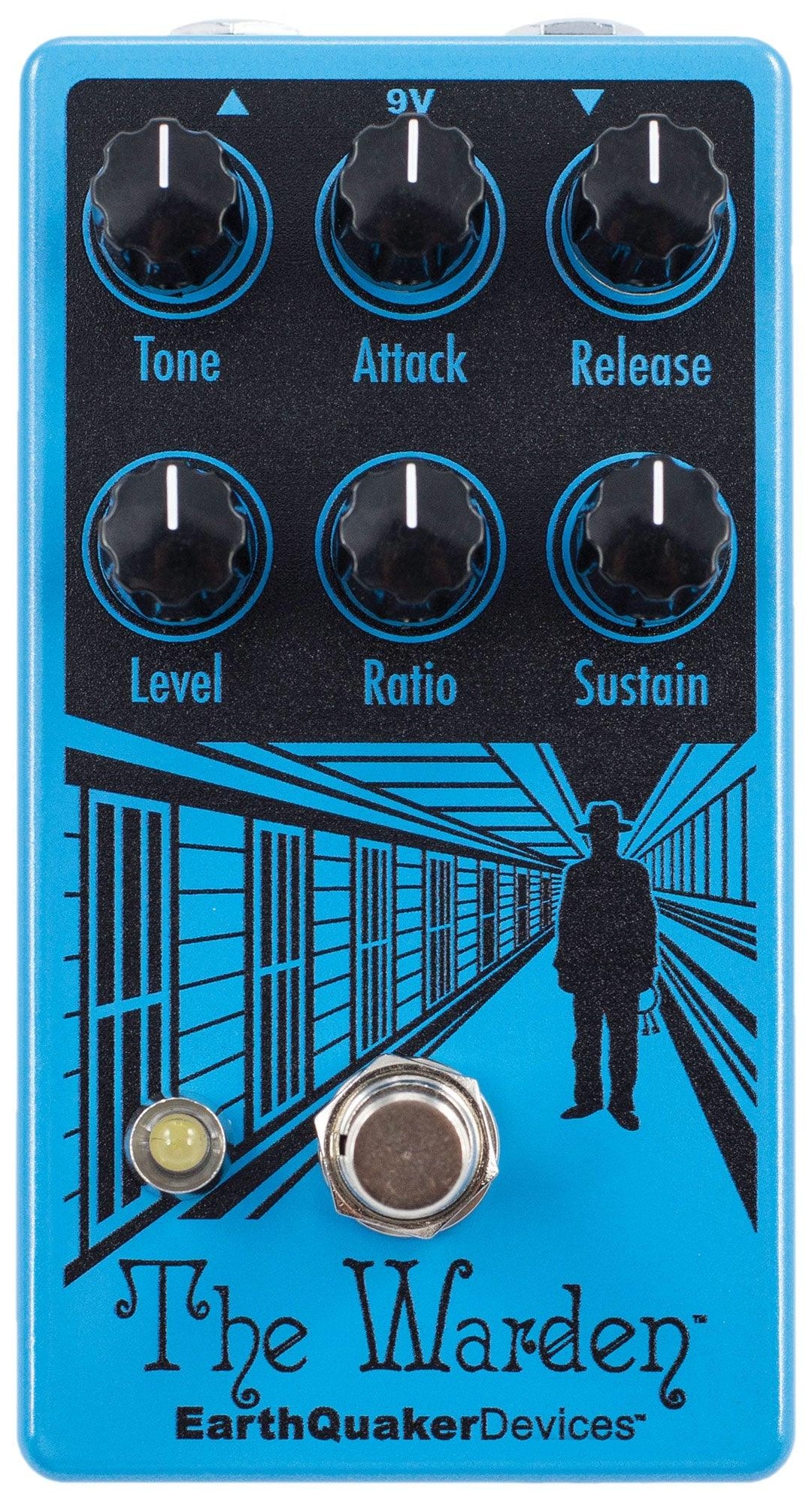 EarthQuaker Devices The Warden V2, Compressor Effects Pedal - A Strings