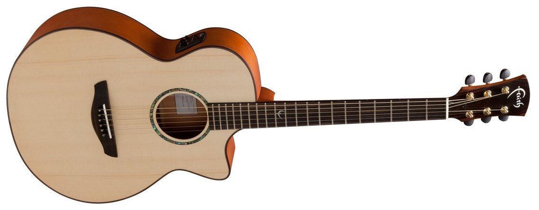 Faith Natural Venus Electro-Acoustic, All Solid, Engelmann Spruce Top, Mahogany Back - A Strings