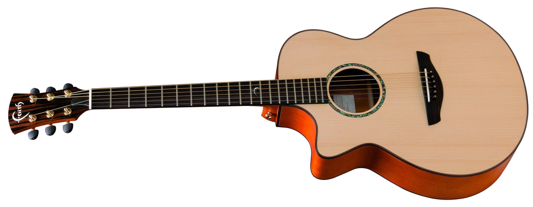 Faith Natural Venus Left-Handed Electro-Acoustic, All Solid, Engelmann Spruce Top, Mahogany Back - A Strings