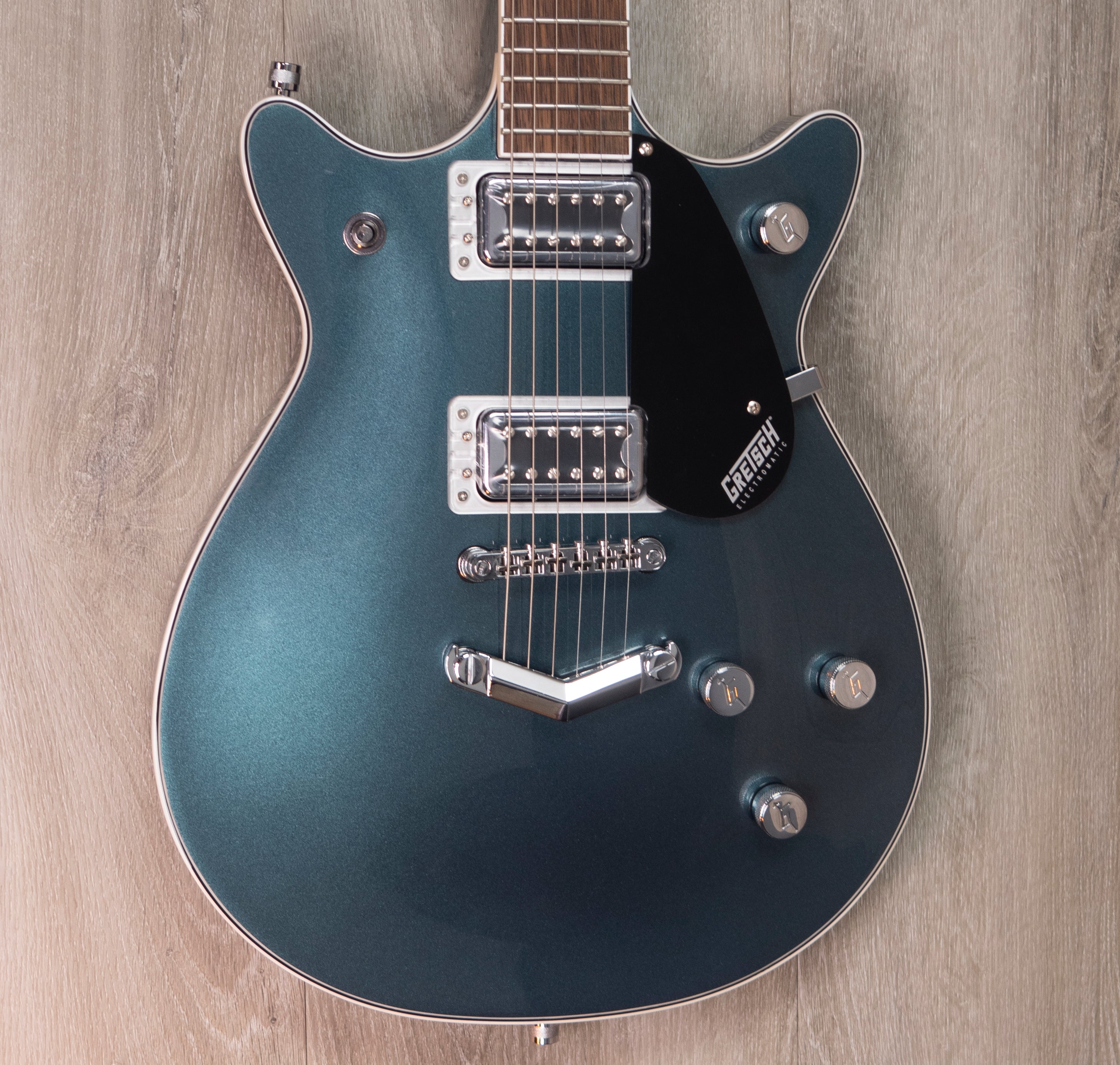 Gretsch G5222 Electromatic Double Jet BT with V-Stoptail, Laurel Finge – A  Strings