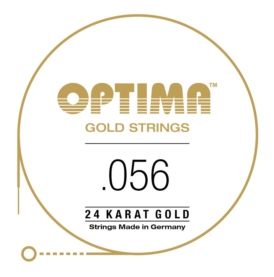 Optima Gold Single String, Gold Wound, .056