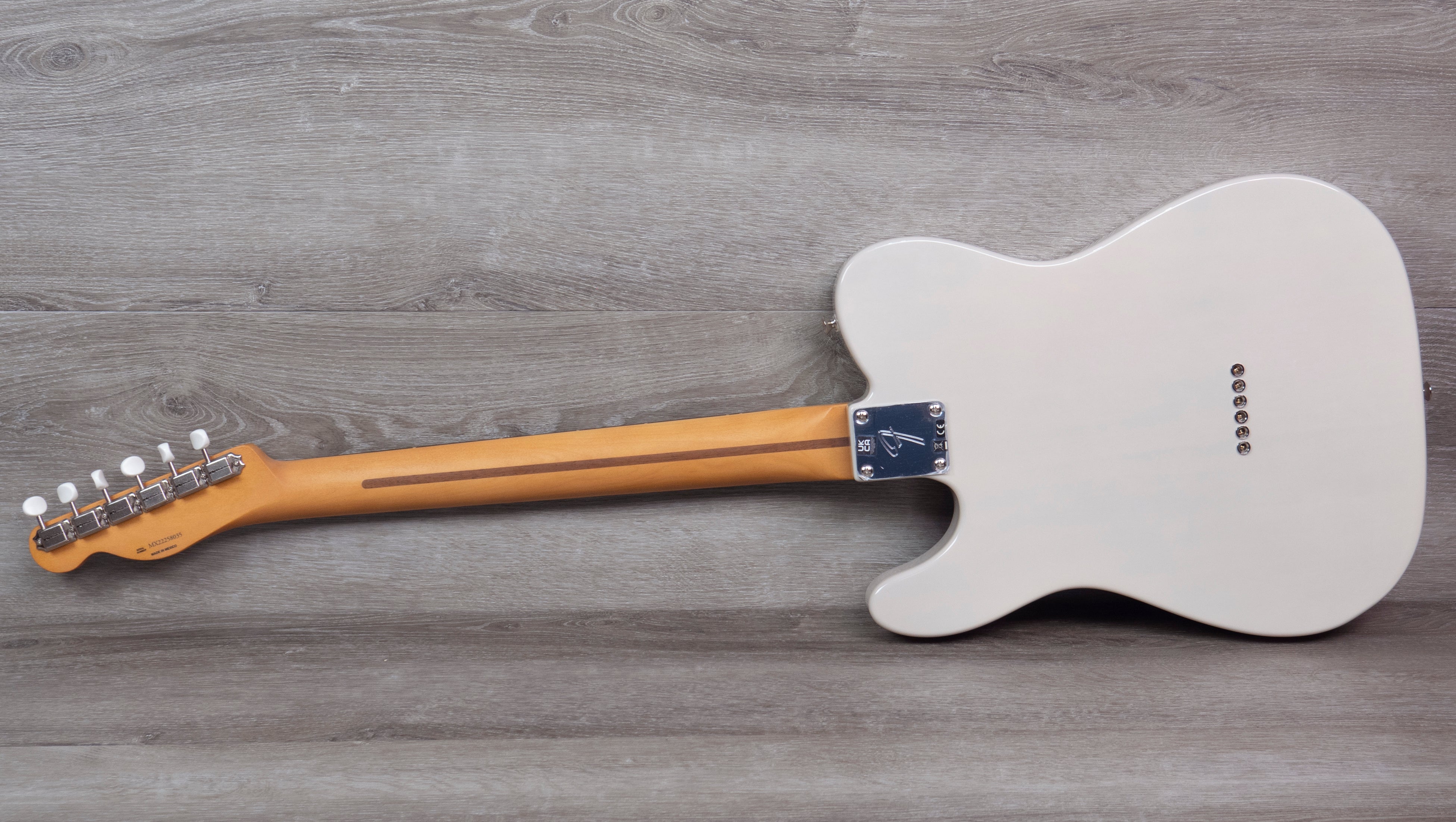 Fender Gold Foil Telecaster, Ebony Fingerboard, White Blonde – A