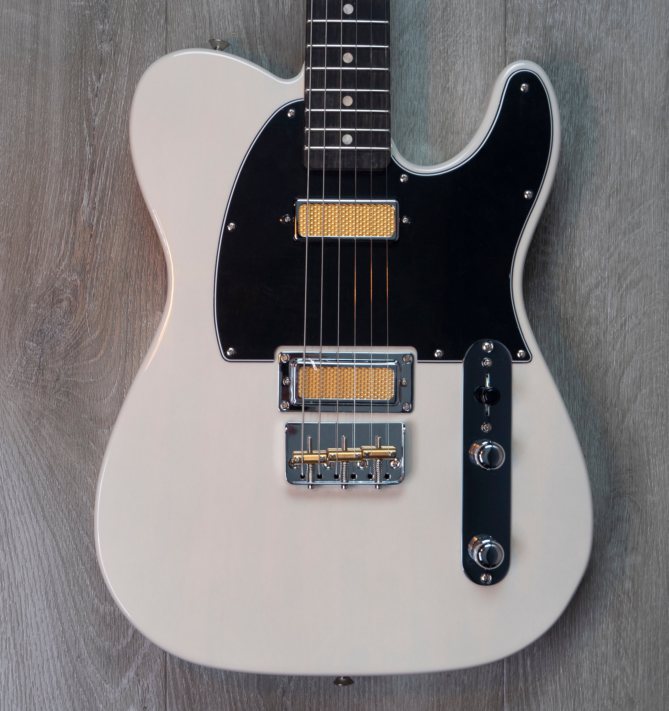 Fender Gold Foil Telecaster, Ebony Fingerboard, White Blonde – A